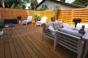 Maison de vacances chaleureuse à 600mdu Bassin